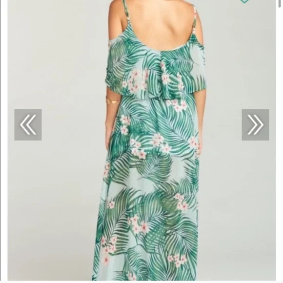 SMYM Floral Hanalei Dream Off Shoulder Maxi Dress - Picture 3 of 9